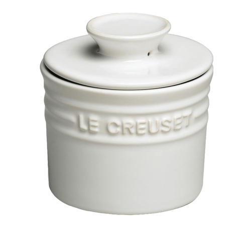 Manteigueira Francesa em Cerâmica 11,4cm Le Creuset Branca