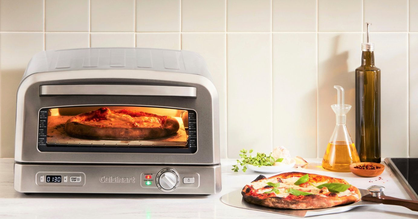 Forno de Pizza em Aço Escovado 17L 127V Cuisinart - Spicy