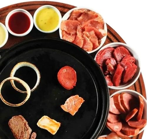 Pedra Fondue Rechaud para Carnes Lugano 5 Peças Preto