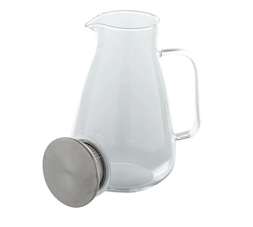 Jarra em Vidro com Tampa em Inox 2,2 Litros 23,5cm Twinkle