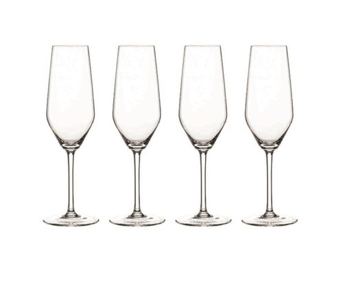 4 Taças de Champagne em Cristal 240ml Style Spiegelau