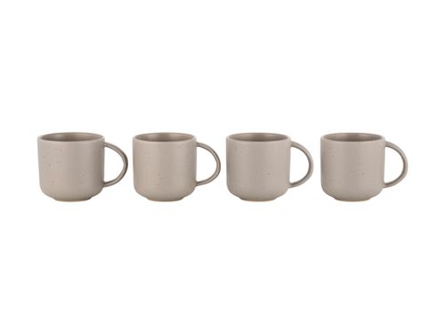 Caneca em Cerâmica 360ml Speckle Maxwell & Williams Cinza Claro