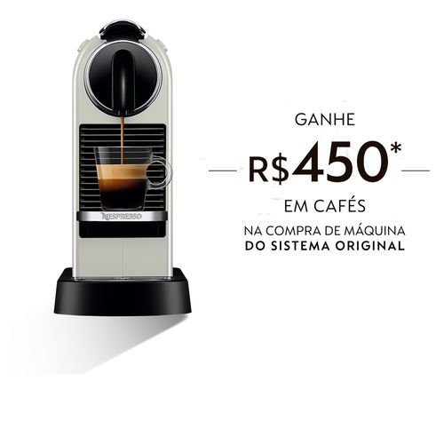 Máquina de Café Citiz 220V 1 Litro Nespresso Branco