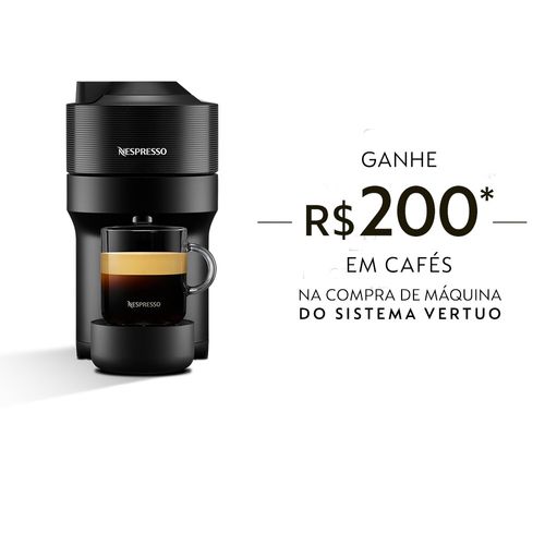 Máquina para Café Vertuo Pop 220V Nespresso Preta