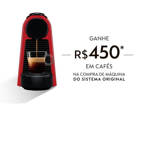 Máquina de Café Essenza Mini D30 127V Nespresso Vermelha
