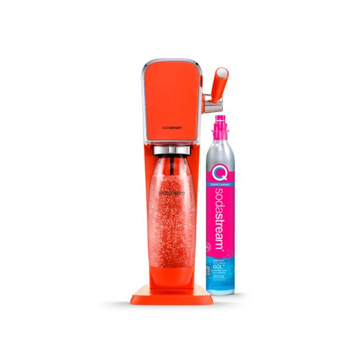 Máquina para Gaseificar Água ART Sodastream Vermelha