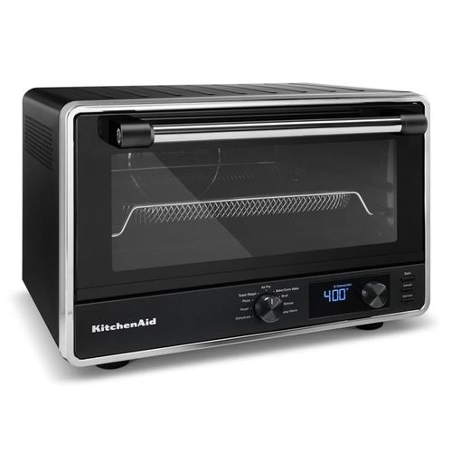 Forno Multifunções Air Fryer e Pizza 21L 127V KitchenAid Black Matte