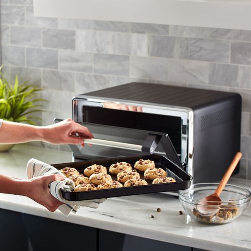 Forno Multifunções com Air Fryer 21L 127V KitchenAid Black Matte