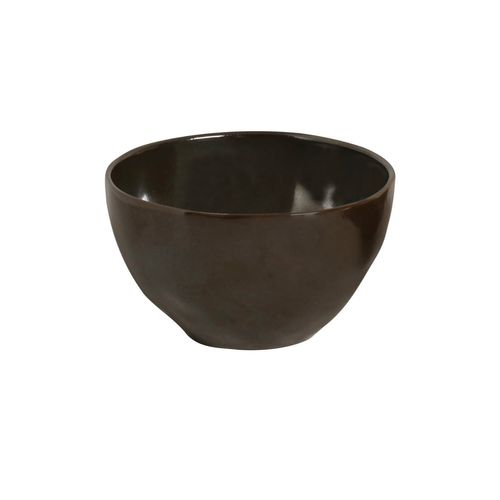 Bowl Geo Orgânico 558ml em Cerâmica 13,3cm Porto Brasil Marrom