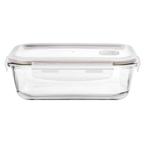 Pote Hermético Retangular em Vidro 1,52L 75x227x172cm