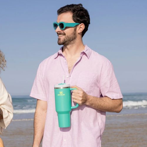 Garrafa Térmica Quencher Tropical Teal 1,18L Stanley