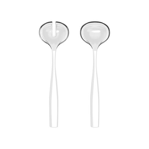 2 Talheres para Salada em Acrílico 28cm  Dolcevita Guzzini