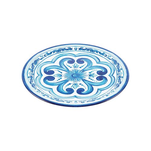 Prato Raso Melamina Blues 27,5cm Azul