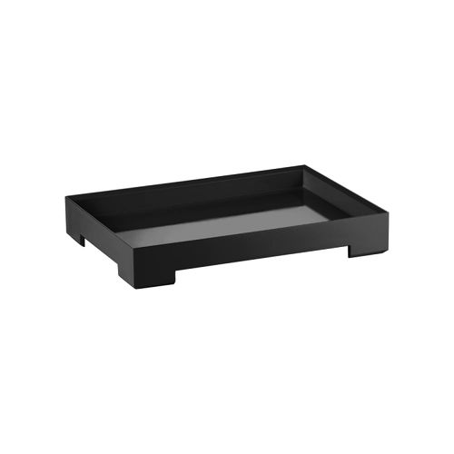 Bandeja Retangular Icons em Acrílico 32x23x5cm Guzzini  Preta