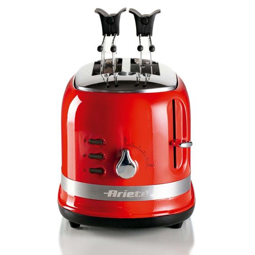 Torradeira Moderna 220V Ariete Vermelha