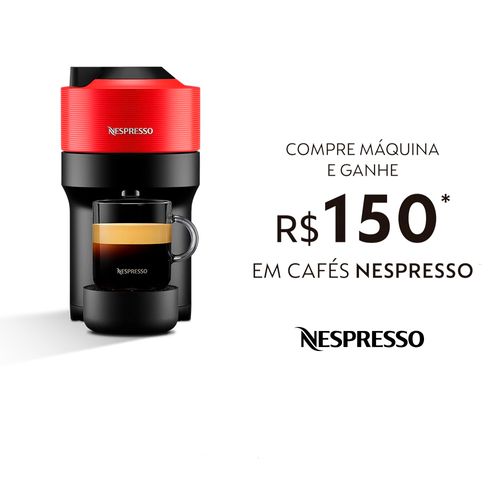 Máquina para Café Vertuo Pop 220V Nespresso Vermelha