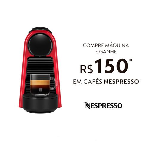 Máquina de Café Essenza Mini D30 127V Nespresso Vermelha