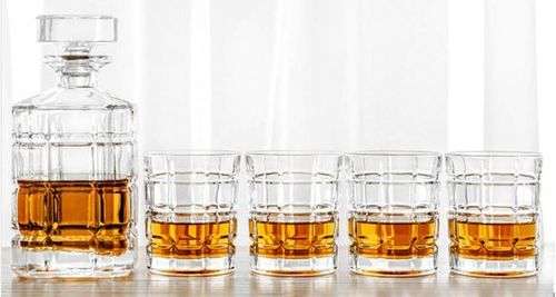 Decanter para Whisky 800ml e Copos Carreaux Spicy