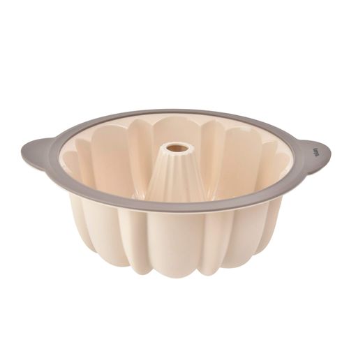 Forma Redonda de Silicone 11x25,5x30cm Kenya Bege