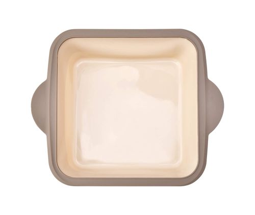 Forma Quadrada de Silicone Kenya Bege