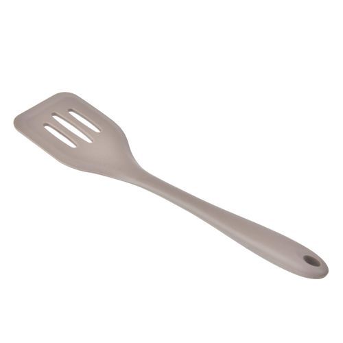 Espátula Vazada em Silicone Kenya Cinza