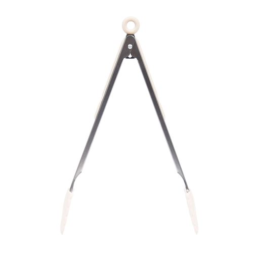 Pinça de Silicone 34cm Spicy Bege
