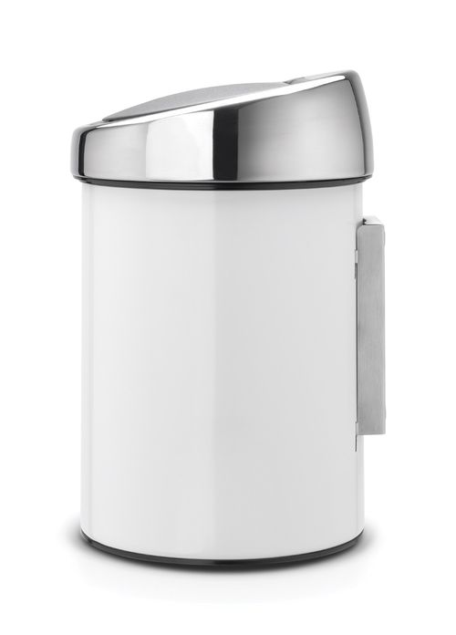 Lixeira Touch Bin 3 Litros em Aço Brabantia Branca