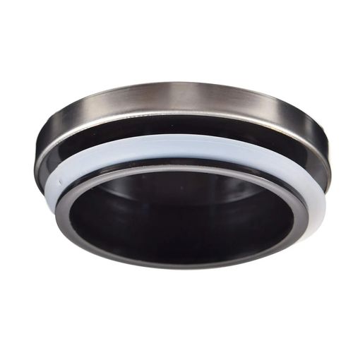 Pote Redondo de Vidro com Tampa de Inox 400ml Kenya
