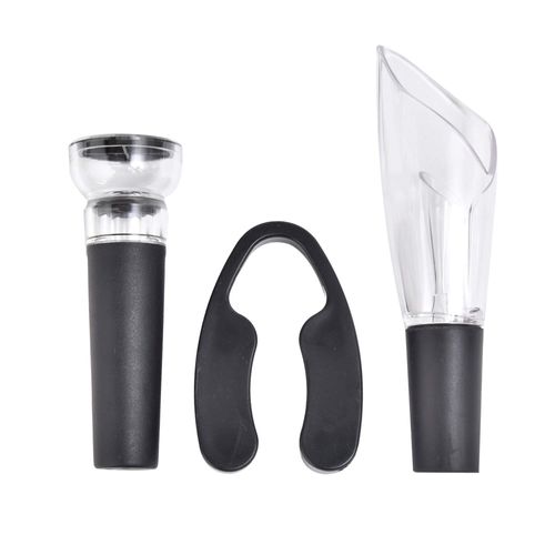 Kit Vinho com 3 Peças Kenya Preto