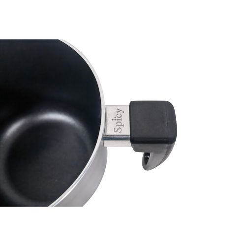 Leiteira Diamond em Alumínio para Indução 14cm Spicy Cinza