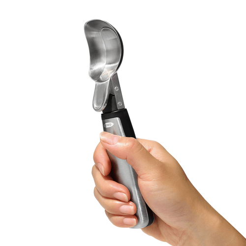 Colher de Sorvete com Alavanca Steel em Aço Inox 9cm OXO