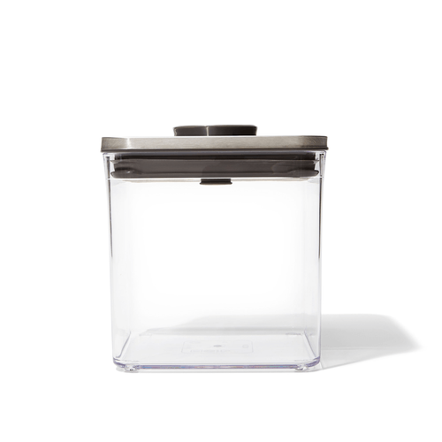 Pote Hermético Quadrado Steel Pop 2,6 Litros OXO