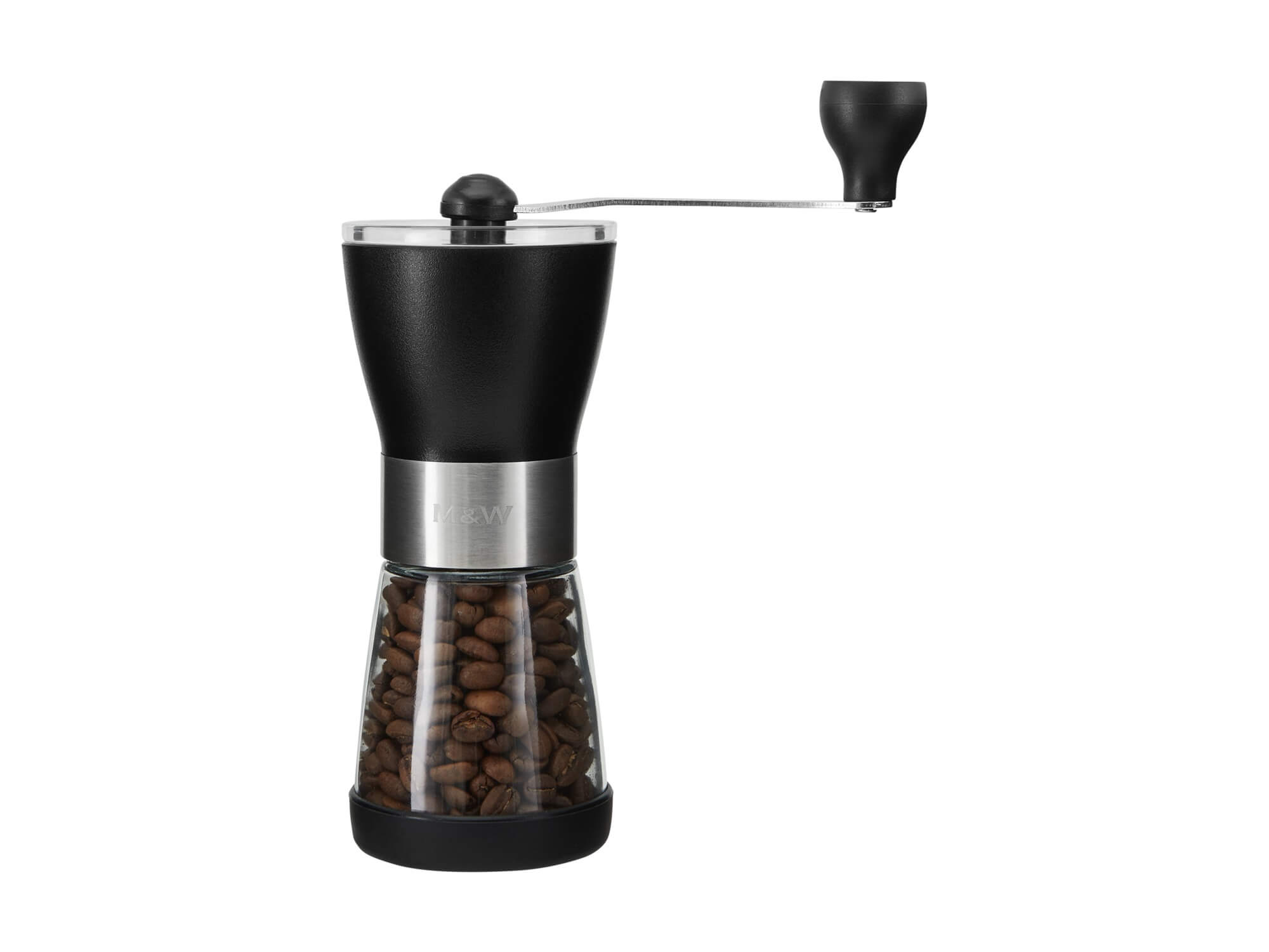 Moedor de Café em Vidro 160ml Maxwell & Williams Preto - Spicy