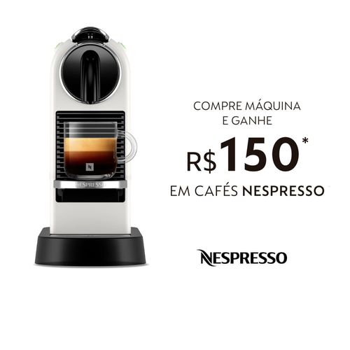 Máquina de Café Citiz 127V 1 Litro Nespresso Branco