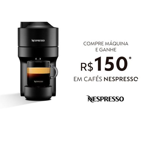 Máquina para Café Vertuo Pop 220V Nespresso Preta