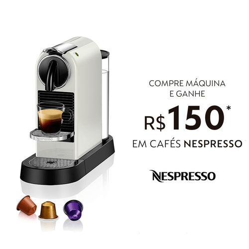 Máquina de Café Citiz 127V 1 Litro Nespresso Branco