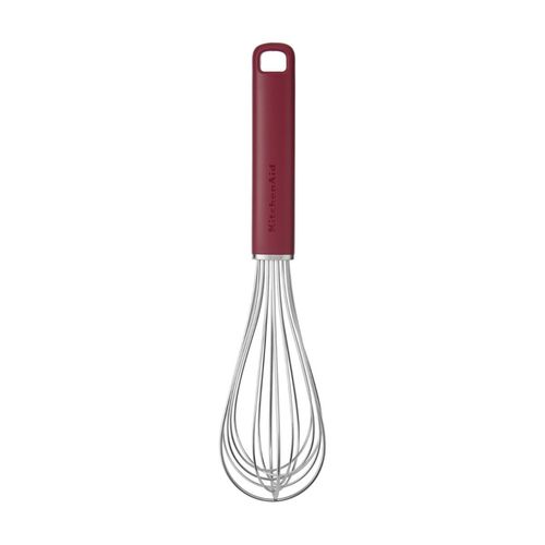 Batedor Fouet  Aço Inox Coreline 31cm Vermelho KictchenAid