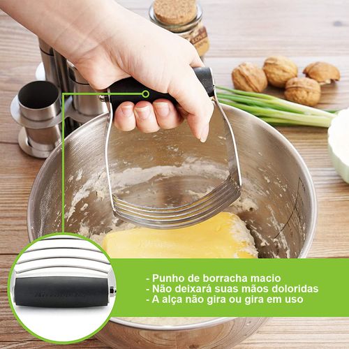 Misturador De Massas em Aço Inox Classic Preto KitchenAid