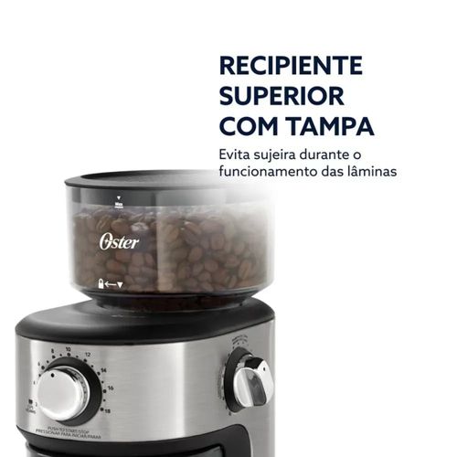 Moedor de Café BVSTEM Inox 127v 200w Oster