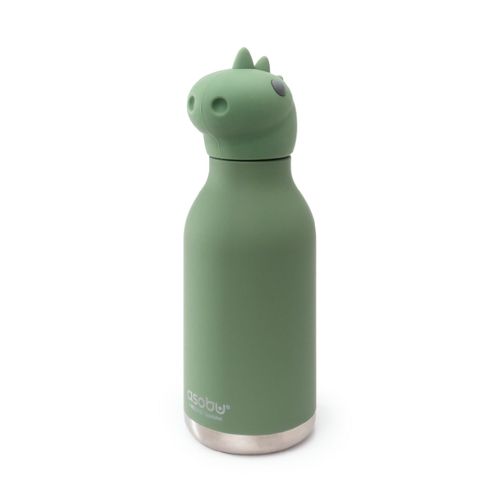 Garrafa Térmica Bestie Dinossauro Inox 475ml  Asobu